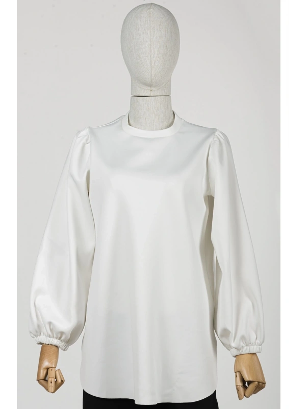 İNVEE 6745 Ekru Scuba Tunik