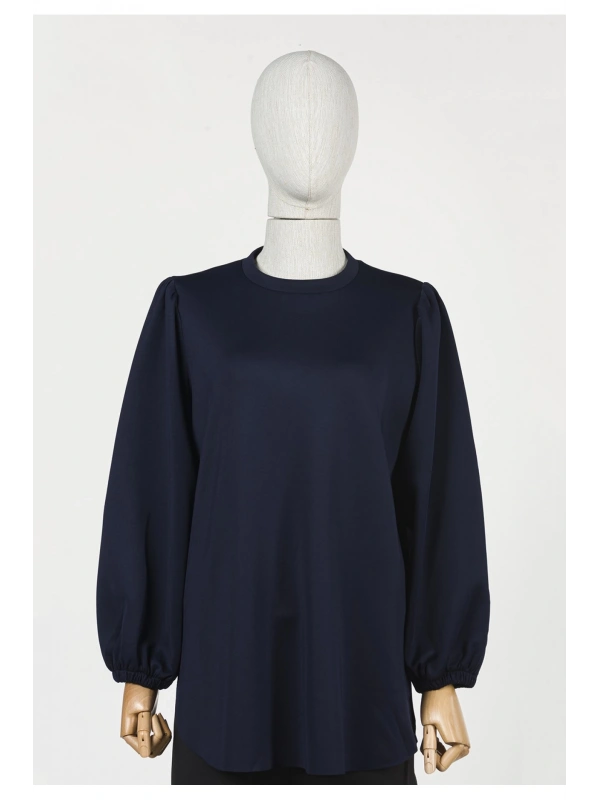 İNVEE 6745 Lacivert Scuba Tunik