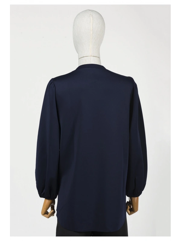 İNVEE 6745 Lacivert Scuba Tunik