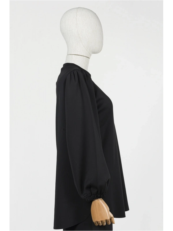 İNVEE 6745 Siyah Scuba Tunik