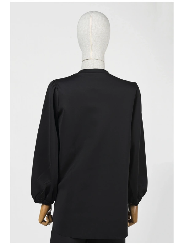 İNVEE 6745 Siyah Scuba Tunik