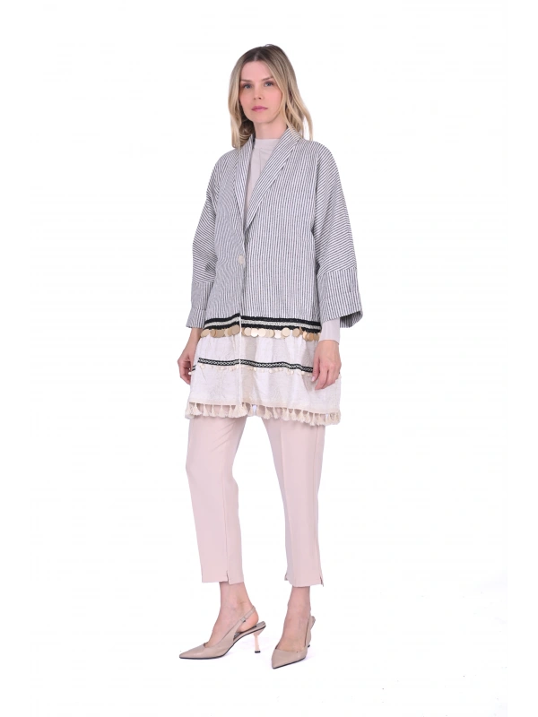 INVEE 6777 Keten Ceket