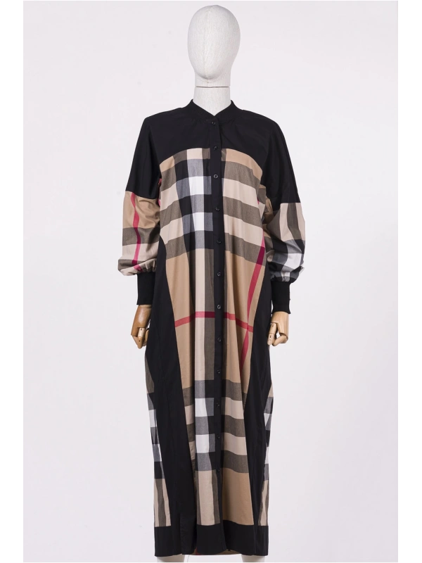 İNVEE 6780 Camel Uzun Gömlek