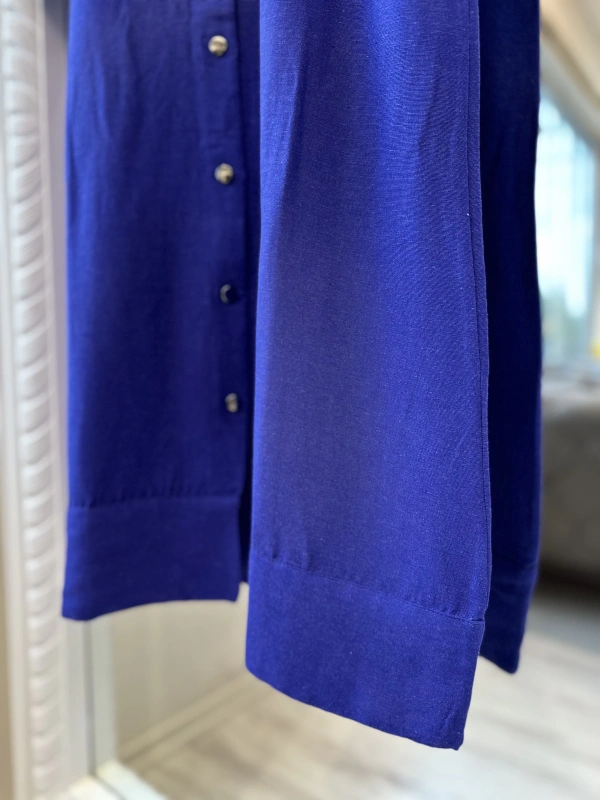 İNVEE Keten Karışımlı Kap - Mor