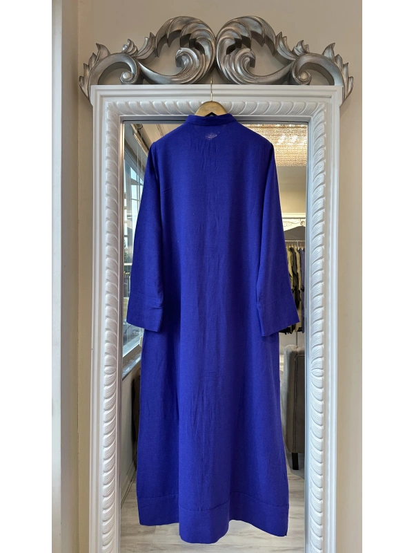 İNVEE Keten Karışımlı Kap - Mor