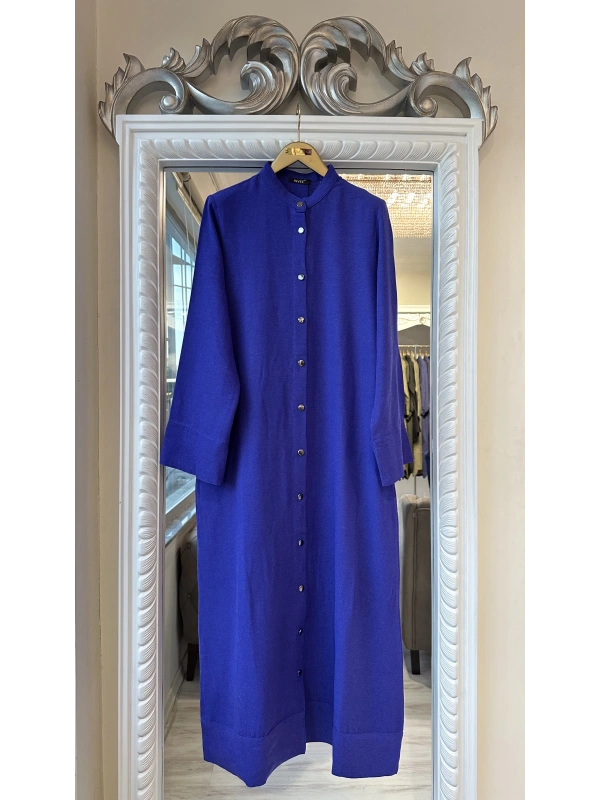 İNVEE Keten Karışımlı Kap - Mor