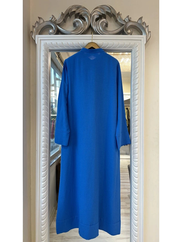 İNVEE Keten Karışımlı Kap - Sax