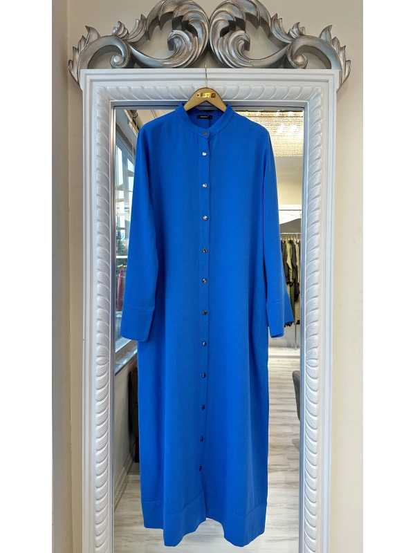 İNVEE Keten Karışımlı Kap - Sax