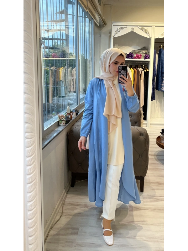 İNVEE 6813 Mavi Keten Kap