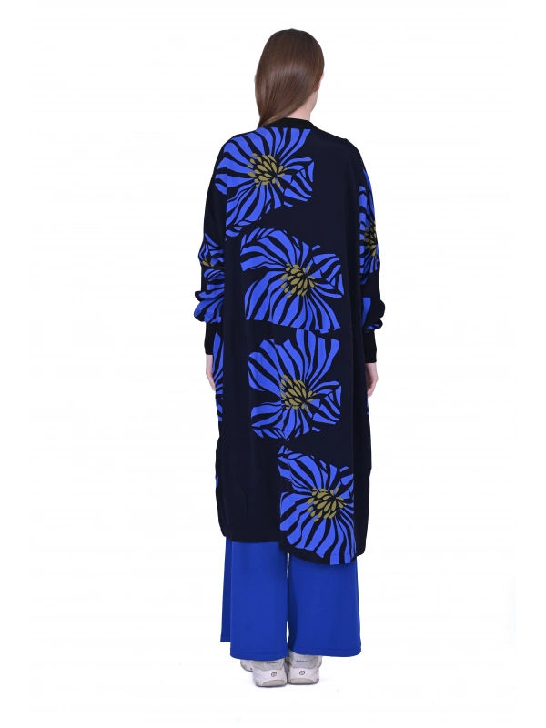 İNVEE 6832 Desenli Geniş Kalıp Gömlek