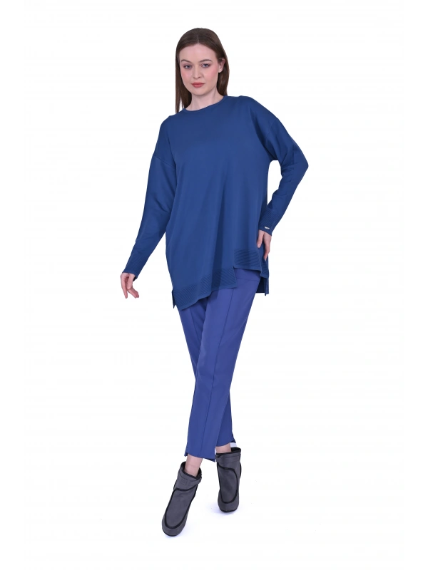 İNVEE İndigo Triko Tunik