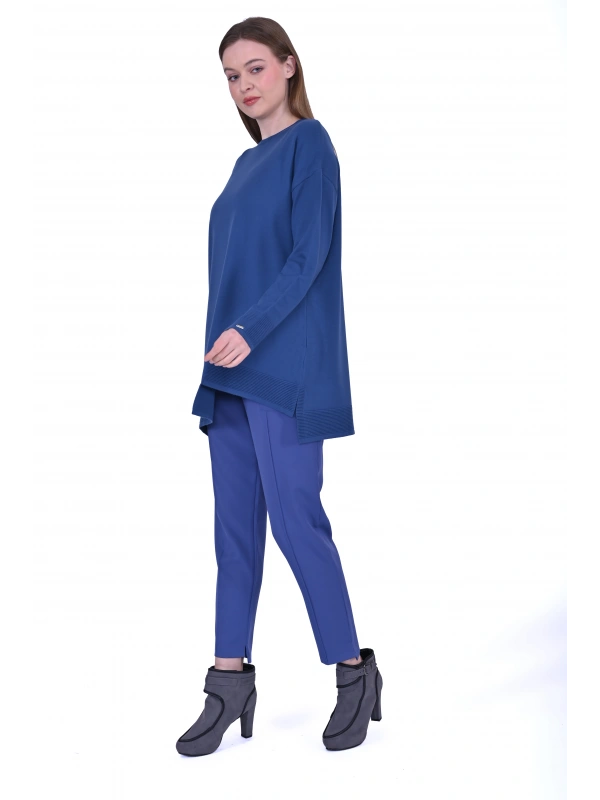 İNVEE İndigo Triko Tunik