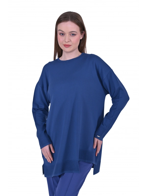 İNVEE İndigo Triko Tunik