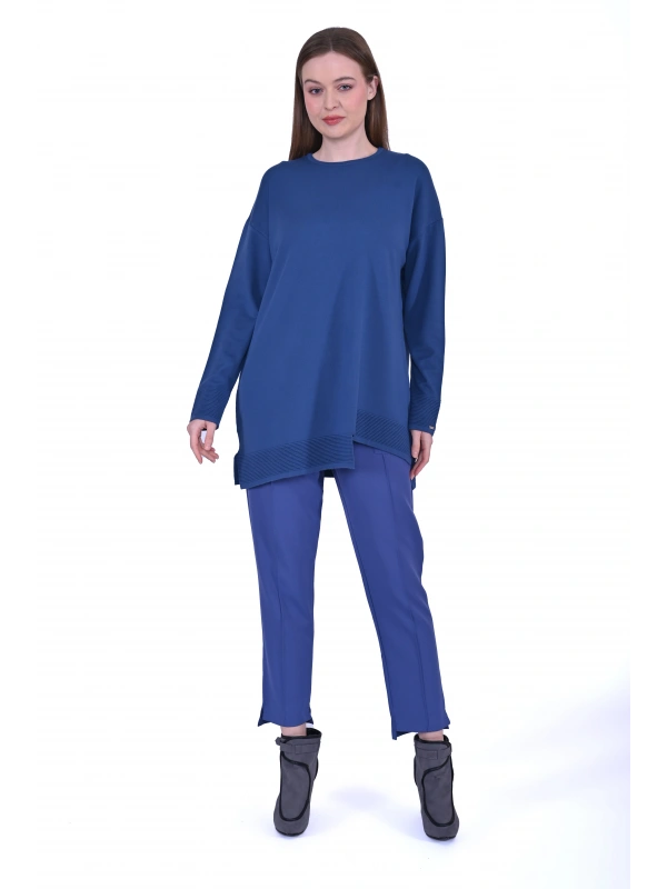 İNVEE İndigo Triko Tunik