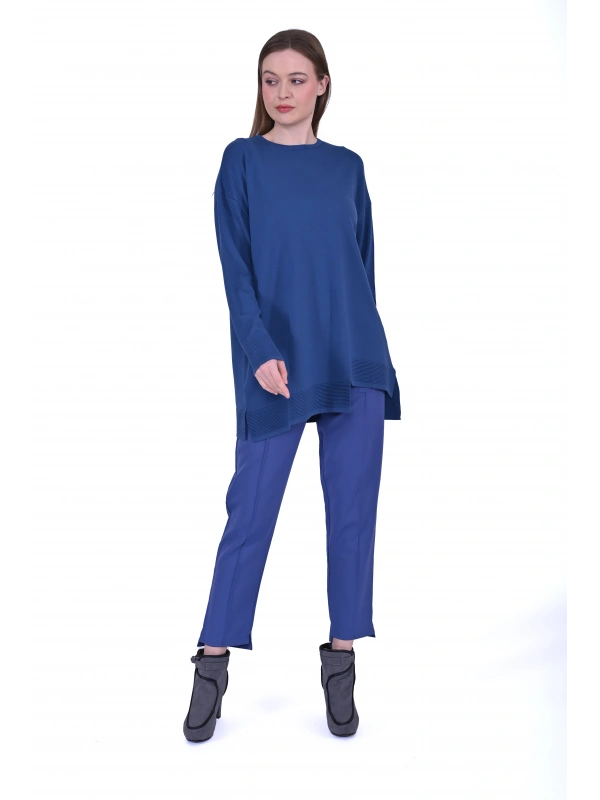 İNVEE İndigo Triko Tunik