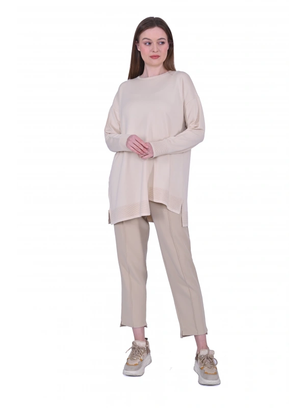 İNVEE Vanilya Triko Tunik