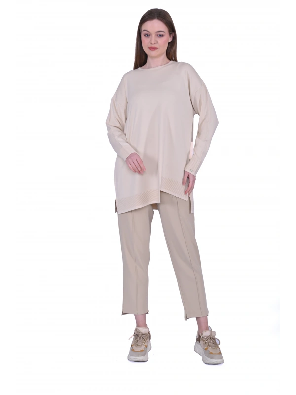 İNVEE Vanilya Triko Tunik