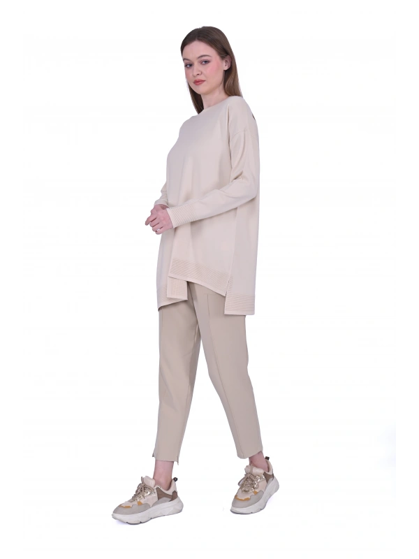 İNVEE Vanilya Triko Tunik