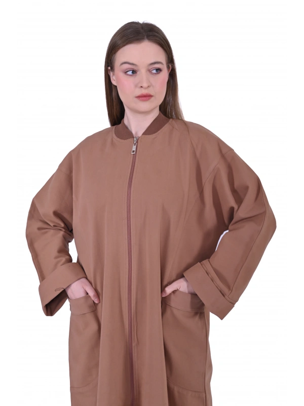 İNVEE 6855 Camel Pamuklu Kap (Elde Yıkama)