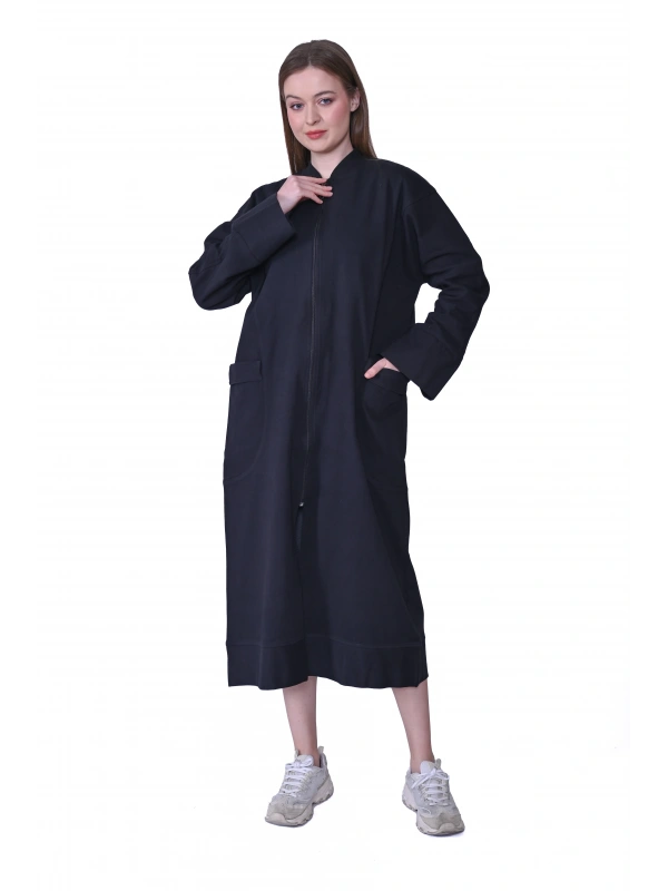 İNVEE 6855 Siyah Pamuklu Kap (Elde Yıkama)