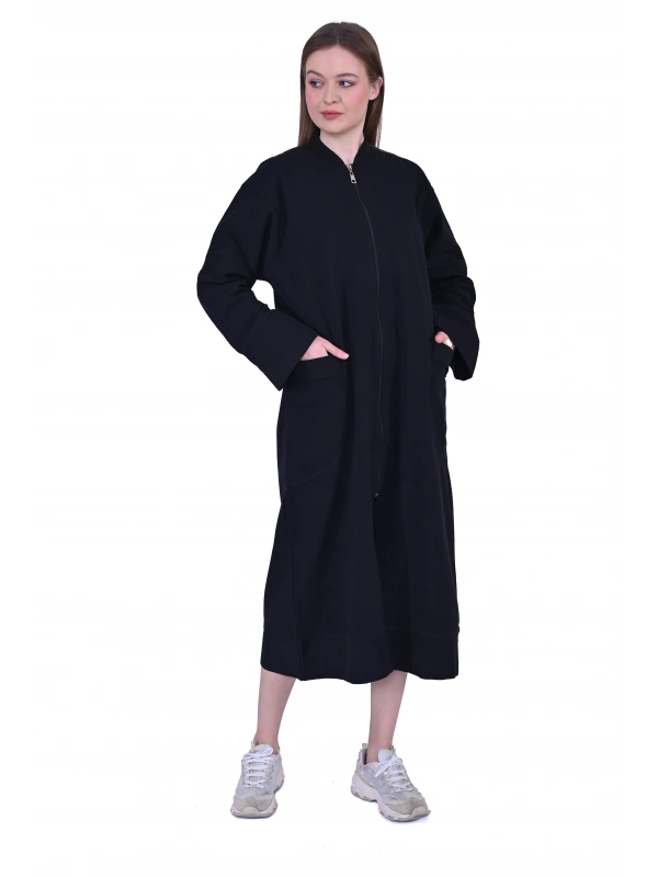 İNVEE 6855 Siyah Pamuklu Kap (Elde Yıkama)