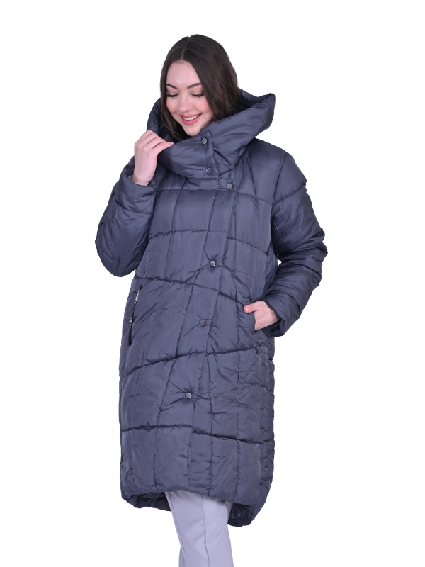 İNVEE 6864 Gri Şişme Mont