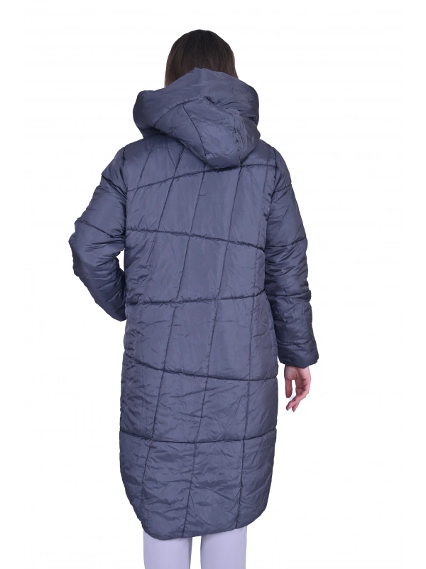 İNVEE 6864 Gri Şişme Mont