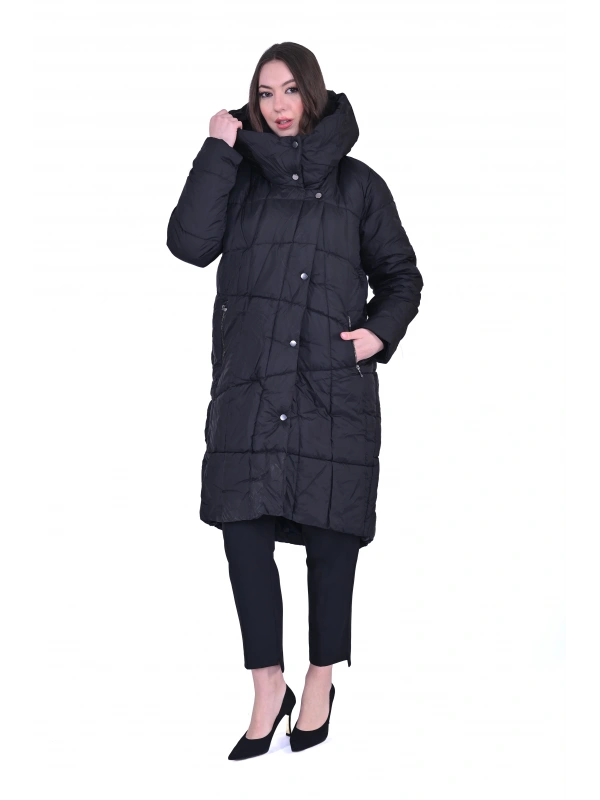 İNVEE 6864 Siyah Şişme Mont