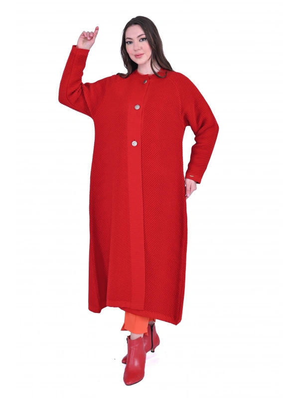 İNVEE 6866 Yün Karışımlı Kırmızı Kap