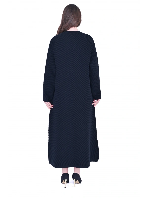 İNVEE 6866 Yün Karışımlı Siyah Kap