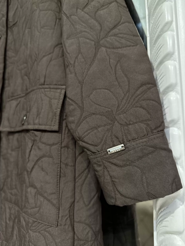 İNVEE 6879 Desenli Kapitone Ceket