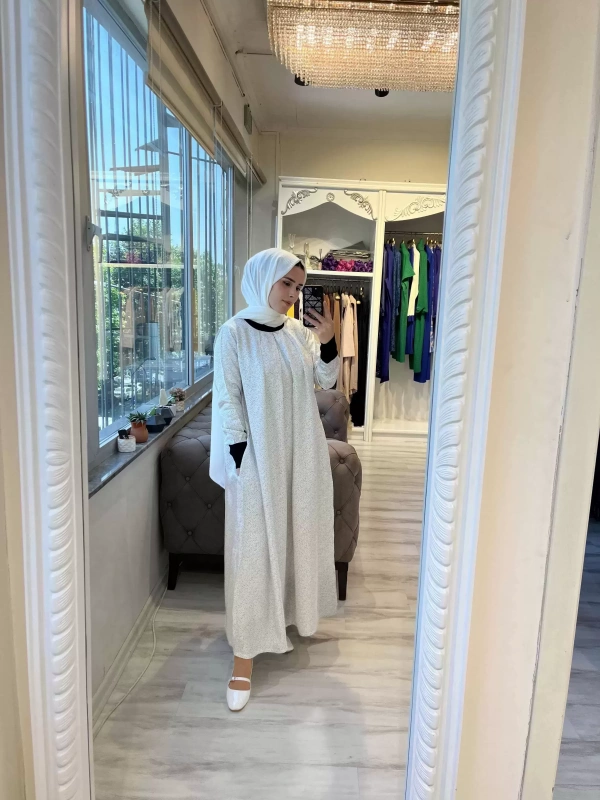 İNVEE 6885 Saten Elbise