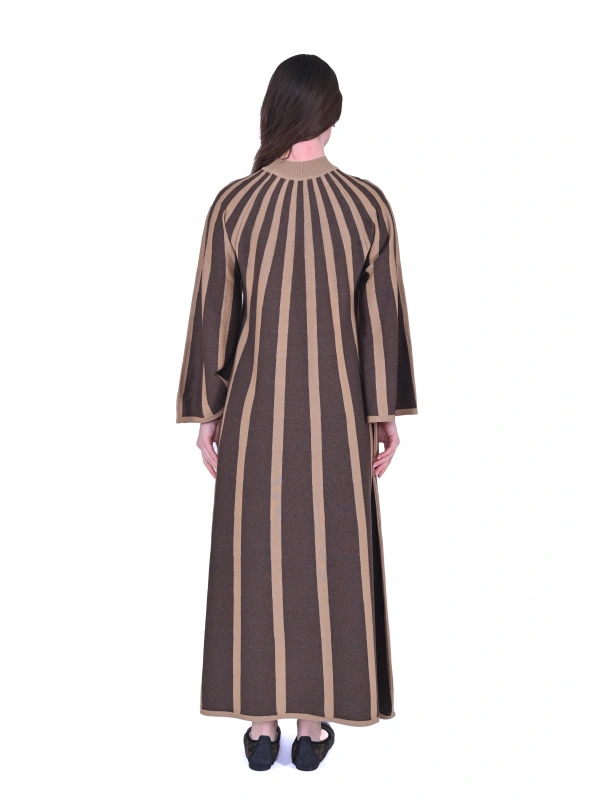 İNVEE 6889 Kahverengi Yün Ebise