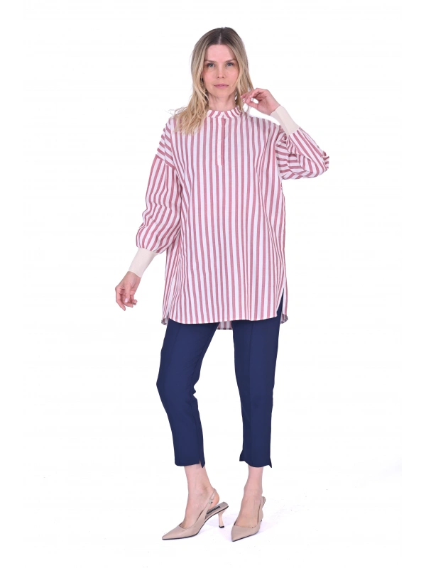 İNVEE 6893 Çizgili Gömlek