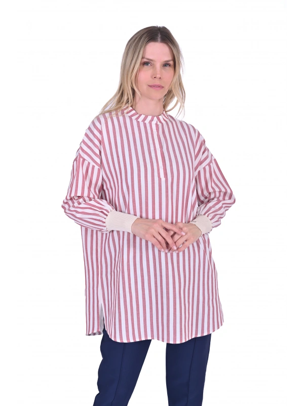 İNVEE 6893 Çizgili Gömlek