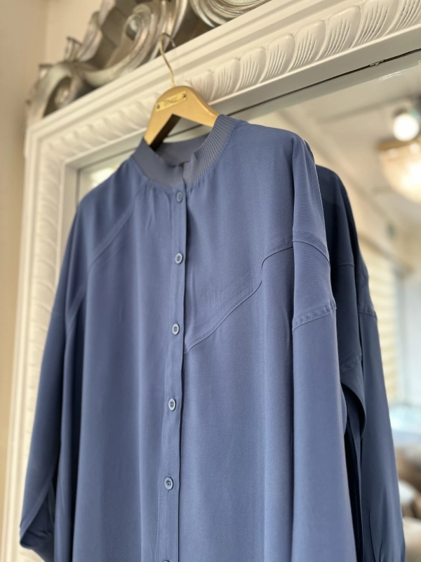 İNVEE 6897 İndigo Kap