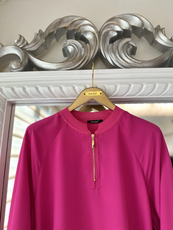İNVEE 6899 Fuşya Tunik