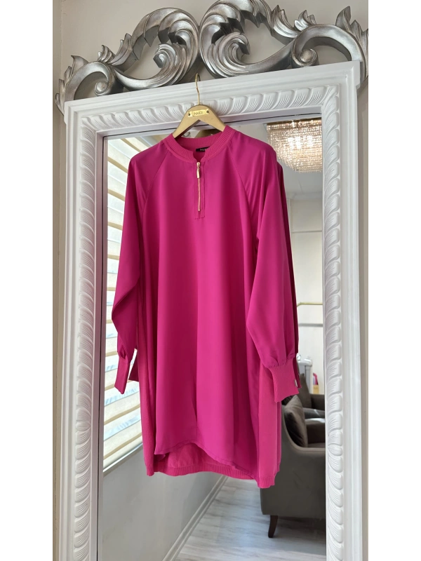 İNVEE 6899 Fuşya Tunik