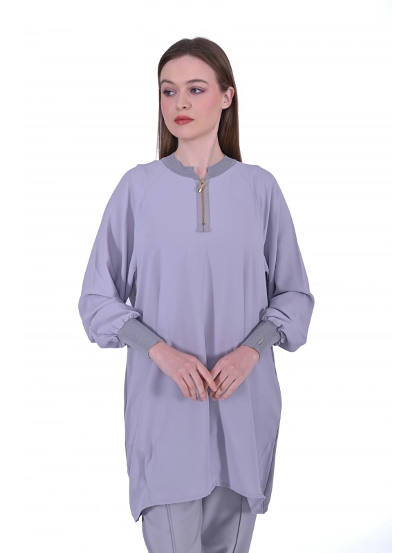İNVEE 6899 Gri Tunik