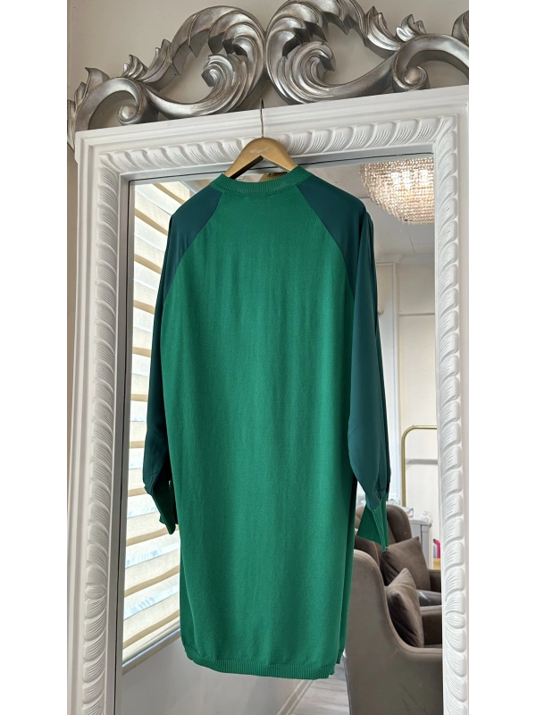 İNVEE 6899 Yeşil Tunik