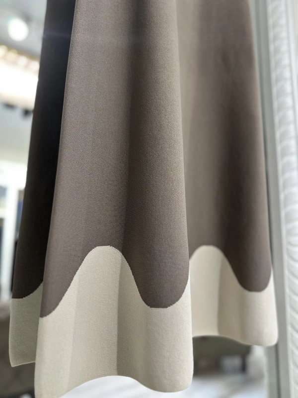 İNVEE 6905 Triko Etek - Vizon