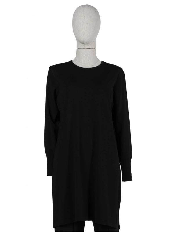 İNVEE 6911 Siyah Triko Tunik