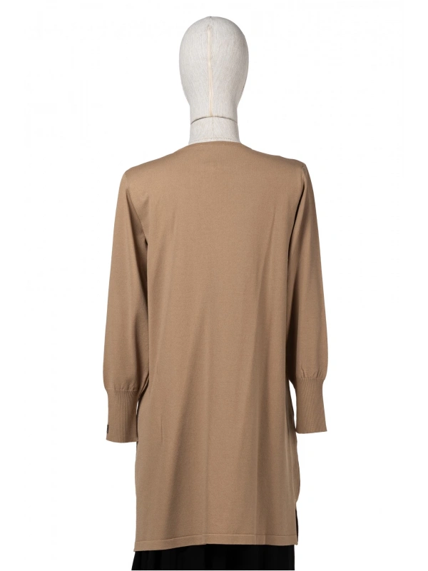 İNVEE 6911 Camel Triko Tunik