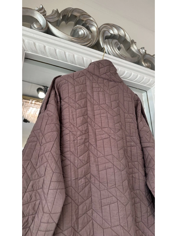 İNVEE 6913 Vizon Kapitone Ceket