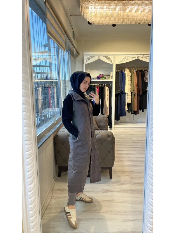 İNVEE 6916 Kapitone Haki Yelek