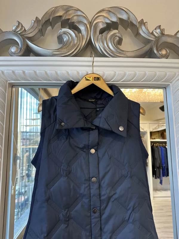 İNVEE 6916 Kapitone Lacivert Yelek