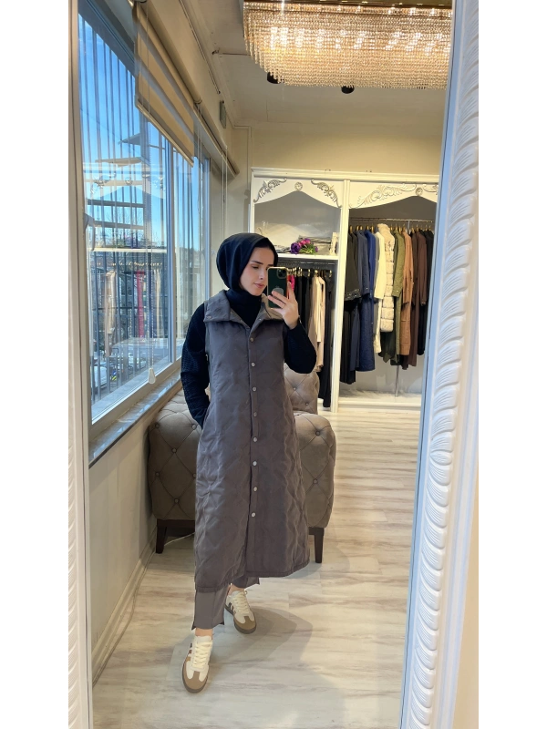 İNVEE 6916 Kapitone Haki Yelek