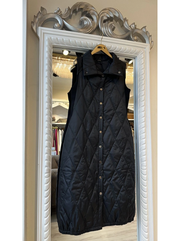 İNVEE 6916 Kapitone Siyah Yelek