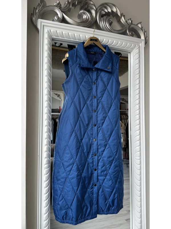 İNVEE 6916 Kapitone Yelek - İndigo