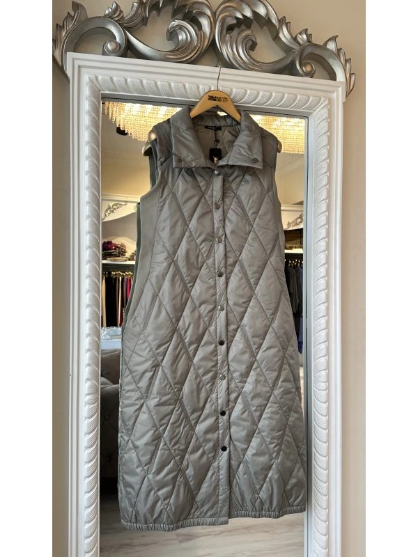 İNVEE 6916 Kapitone Yelek - Çağla